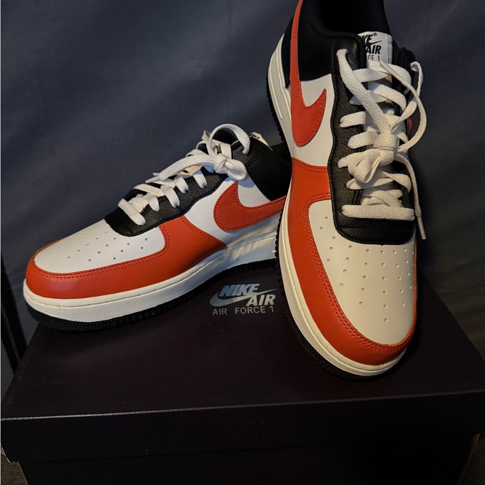 Nike Air Force 1 Red and White Sneakers size 11 men’s